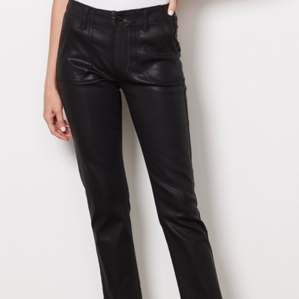 Paige Coated Mayslie Straight Ankle sz 28